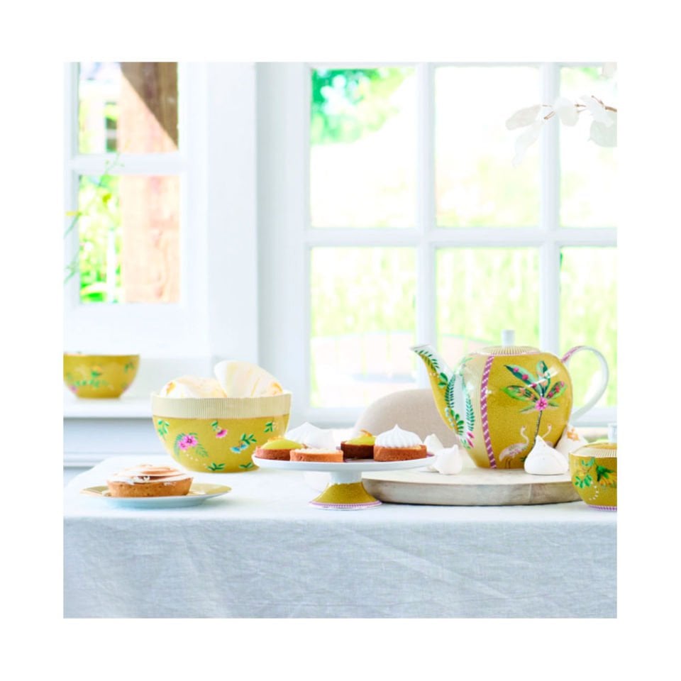 Sarı Porselen Kahvaltı Tabağı 21 Cm La Majorelle Collection by Pip Studio