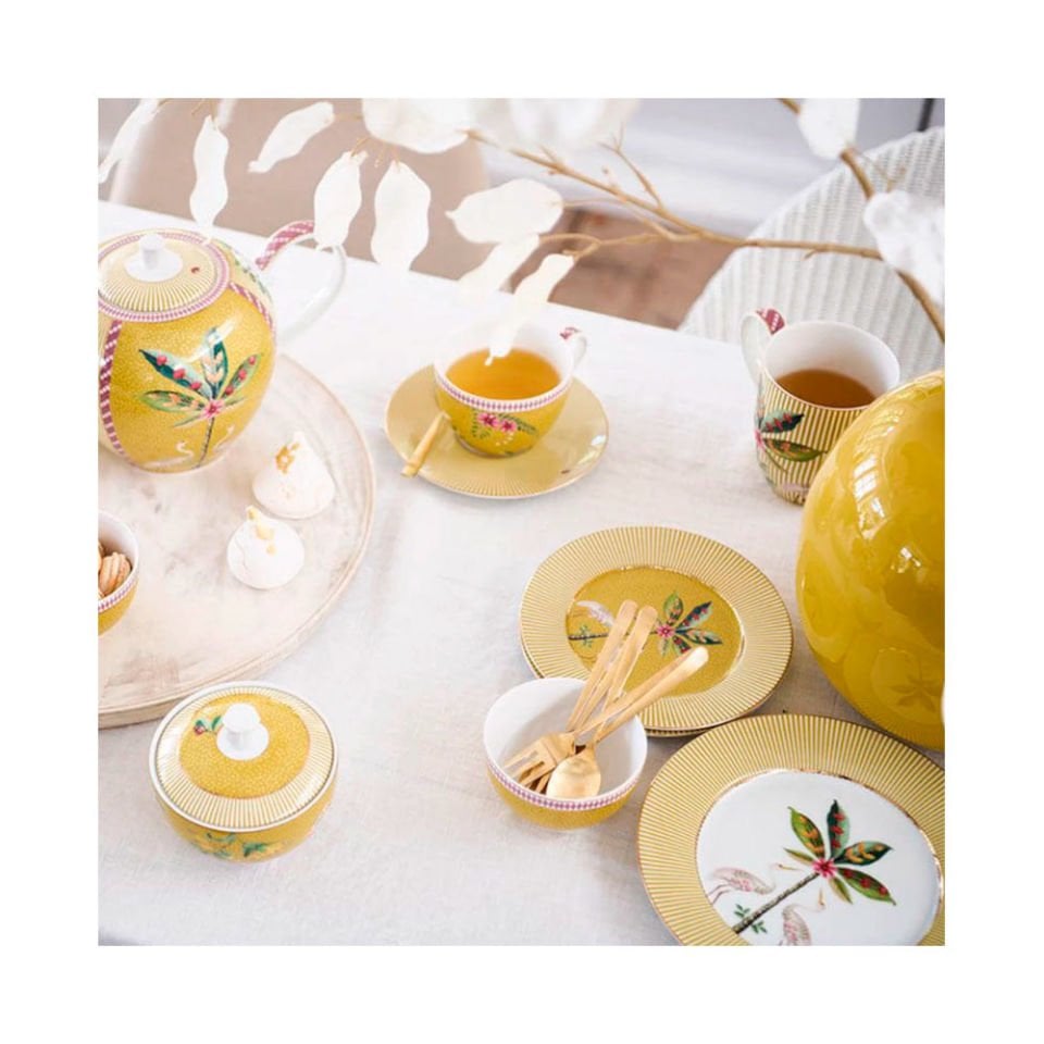 Sarı Porselen Kahvaltı Tabağı 21 Cm La Majorelle Collection by Pip Studio