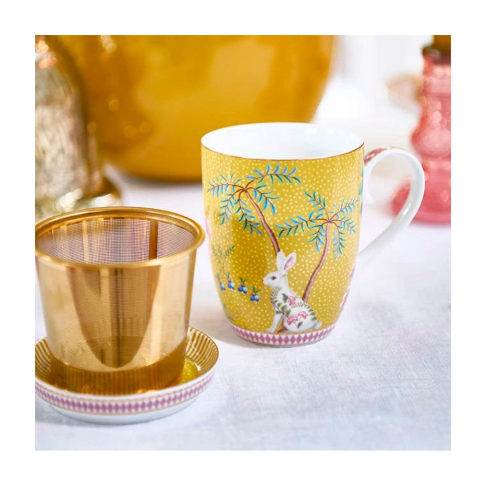 Sarı Porselen Çay Tabağı 9 Cm La Majorelle Collection by Pip Studio