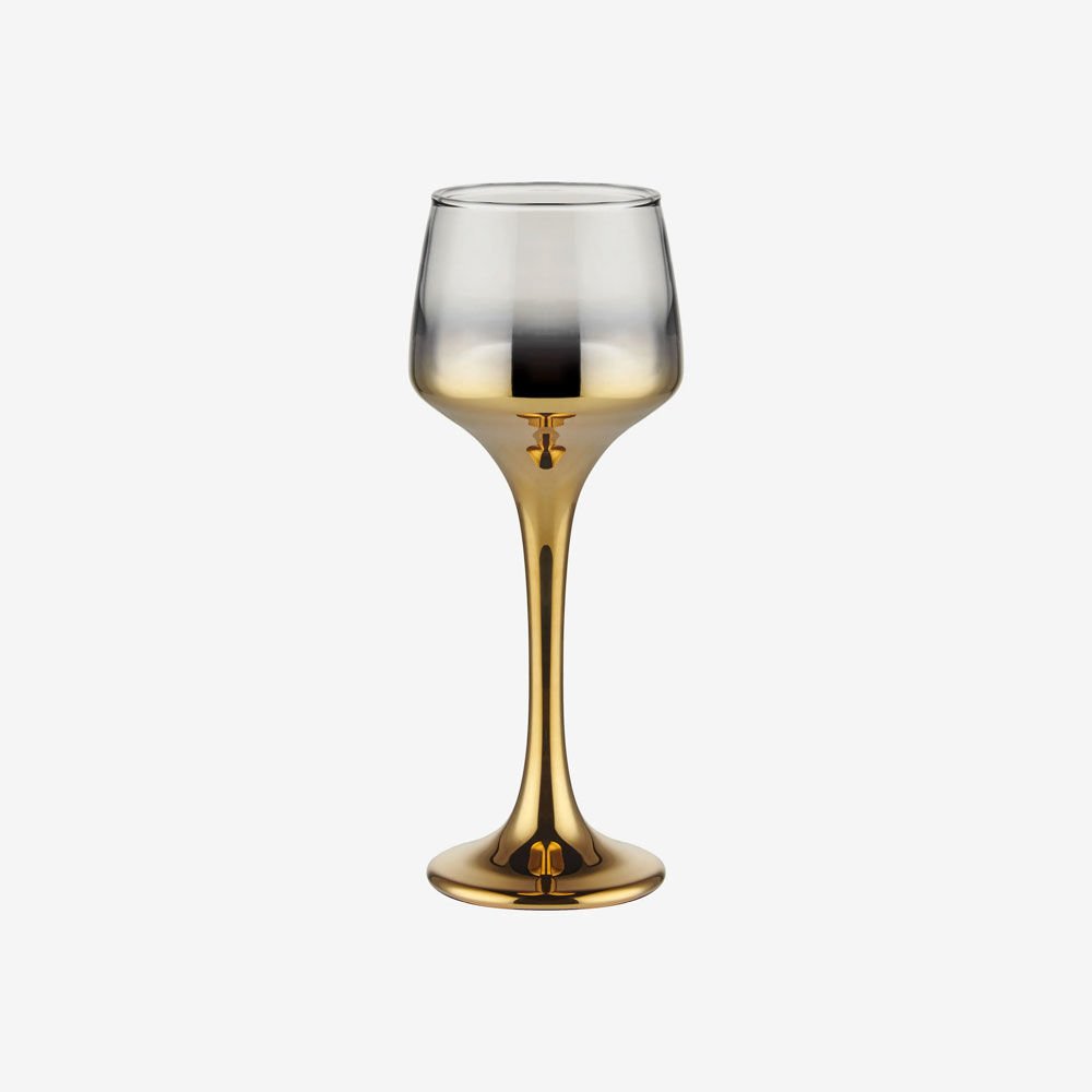 Altın Cam Kahve Yanı Su Bardağı 80 Ml Collection by Chiara Alessi