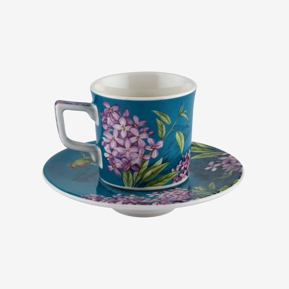 Mavi Porselen Kahve Fincan Seti 120 Ml Collection by Chiara Alessi