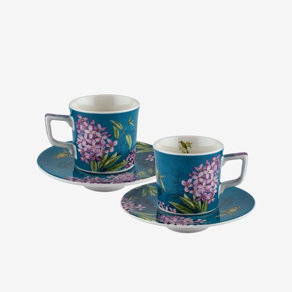 Mavi Porselen Kahve Fincan Seti 120 Ml Collection by Chiara Alessi