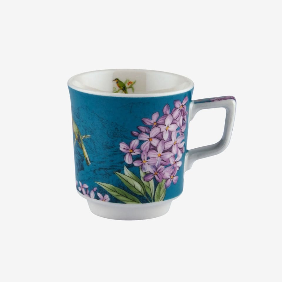 Mavi Porselen Kahve Fincan Seti 120 Ml Collection by Chiara Alessi