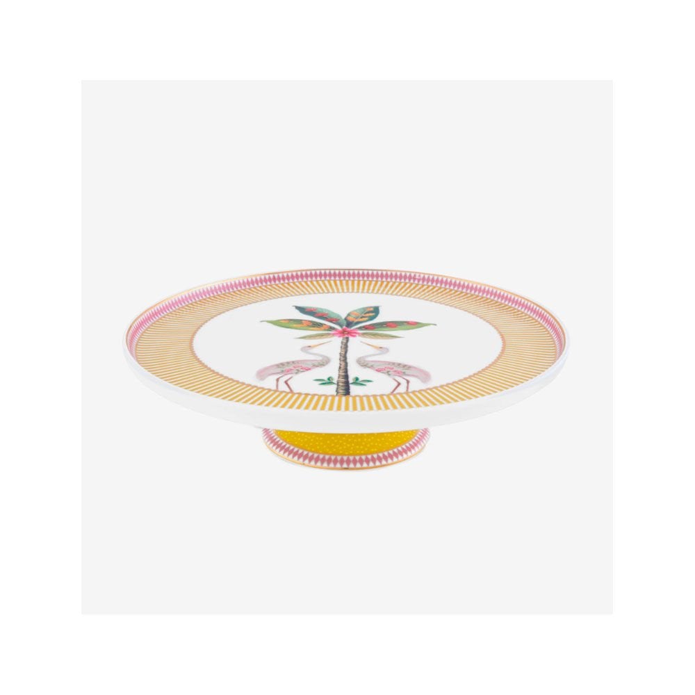 Sarı Porselen Kek Standı 21 Cm La Majorelle Collection by Pip Studio