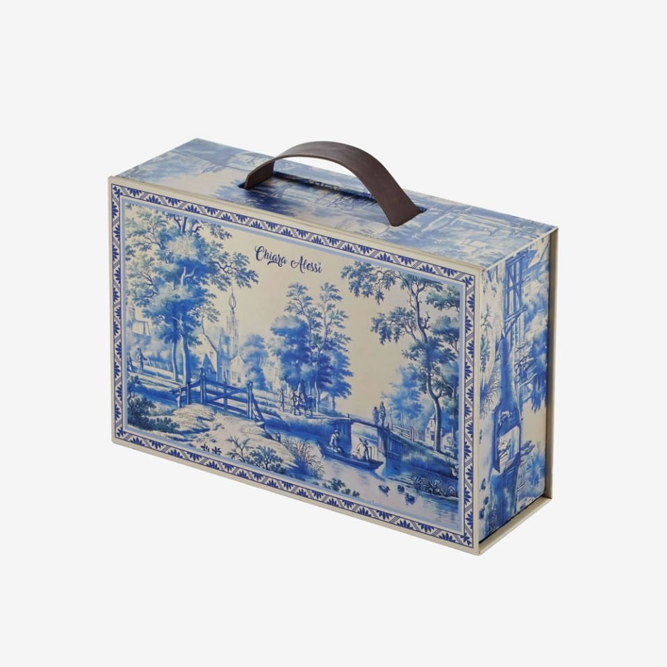 Mavi Porselen Kahve Fincan Seti 120 Ml Romance Collection by Chiara Alessi