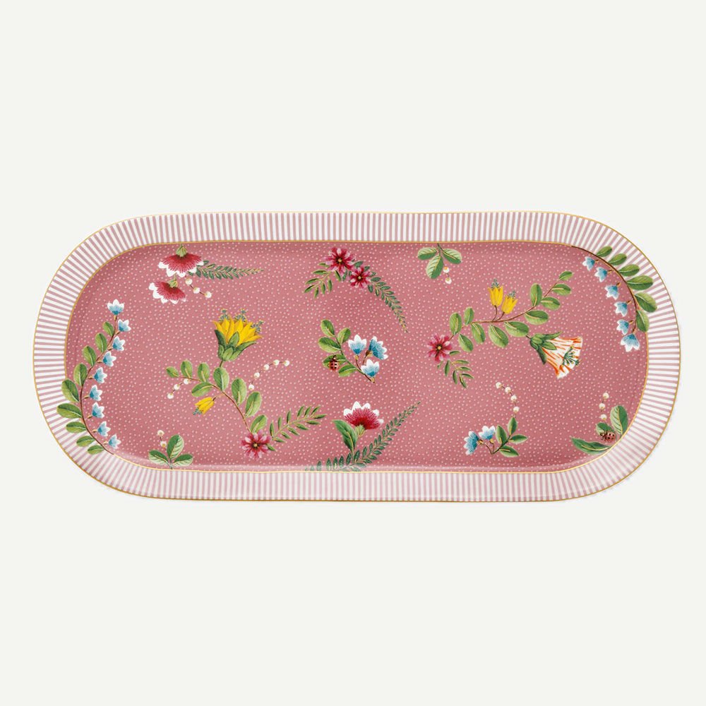 Pembe Porselen Servis Tabağı 33 Cm La Majorelle Collection by Pip Studio