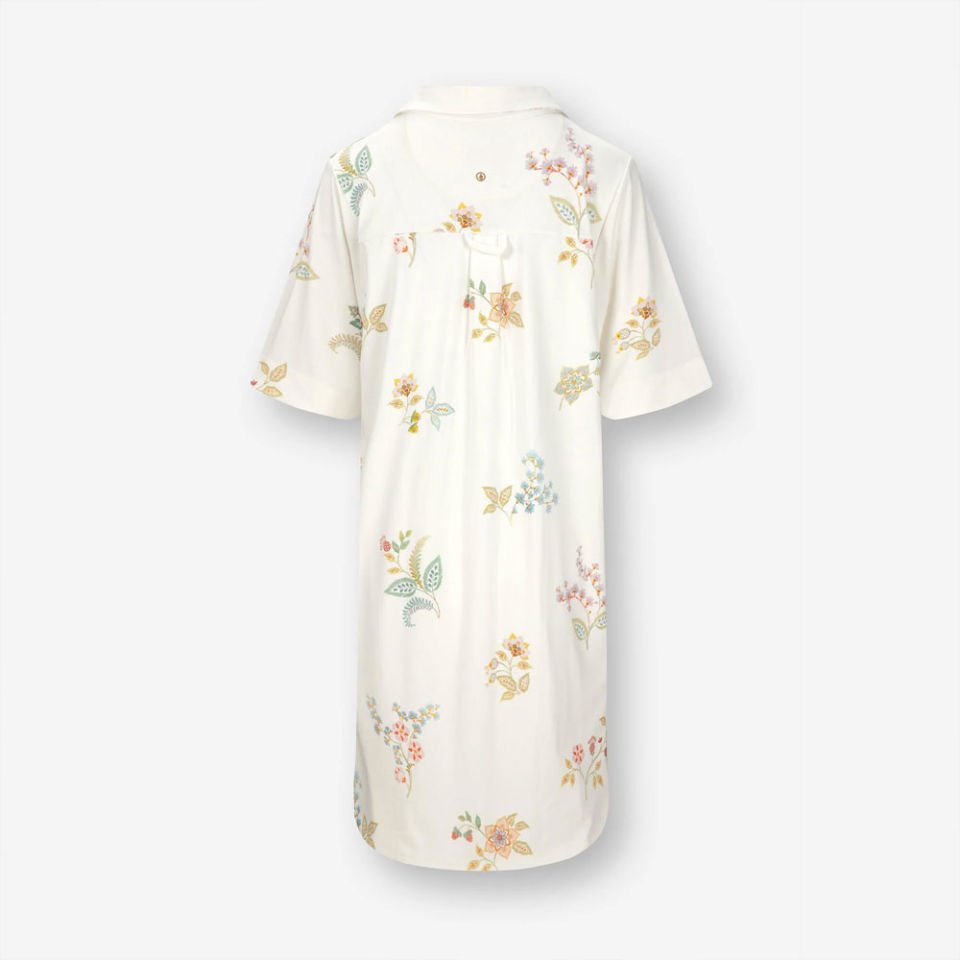 Beyaz Viscose Gecelik Devi Collection by Pip Studio Small