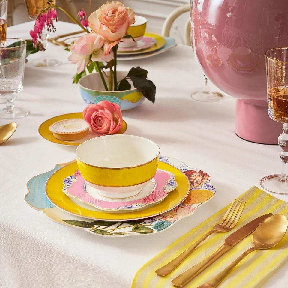 Pembe Porselen Pasta Tabağı 17 Cm Royal Collection by Pip Studio 51001096