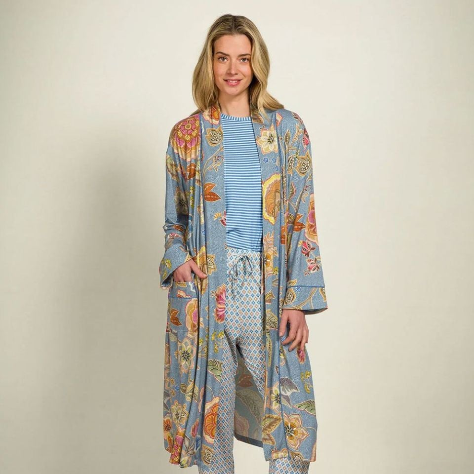 Mavi Viscose Kimono Nisha Collection by Pip Studio Medium