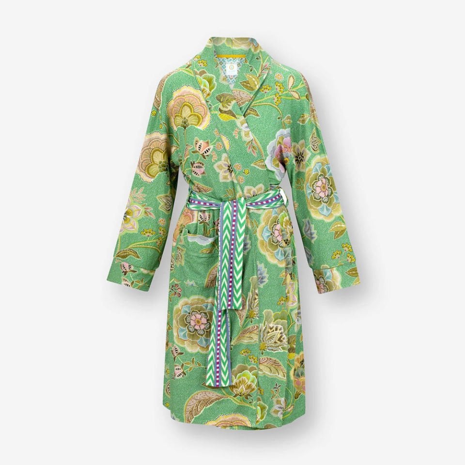 Yeşil Viscose Kimono Nisha Collection by Pip Studio Small