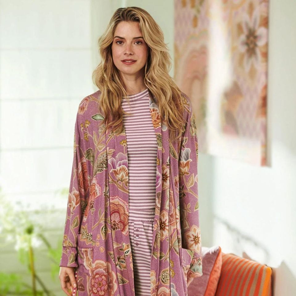 Lila Viscose Kimono Nisha Collection by Pip Studio Medium