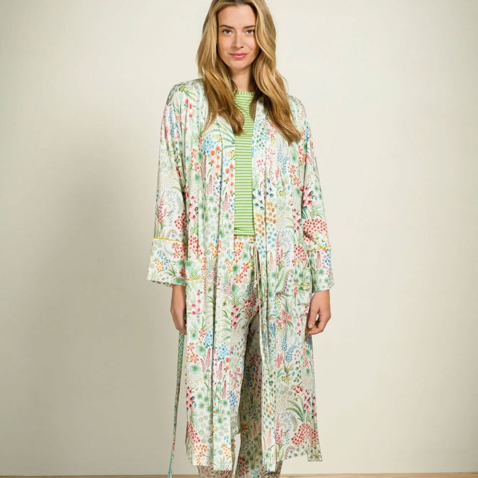 Beyaz Viscose Kimono Naomi Collection by Pip Studio Small