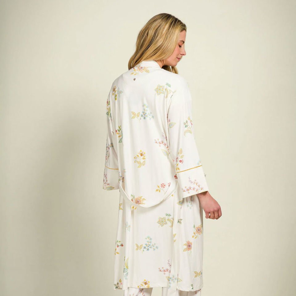 Beyaz Viscose Kimono Naomi Collection by Pip Studio Small