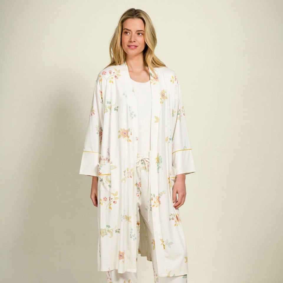 Beyaz Viscose Kimono Naomi Collection by Pip Studio Small