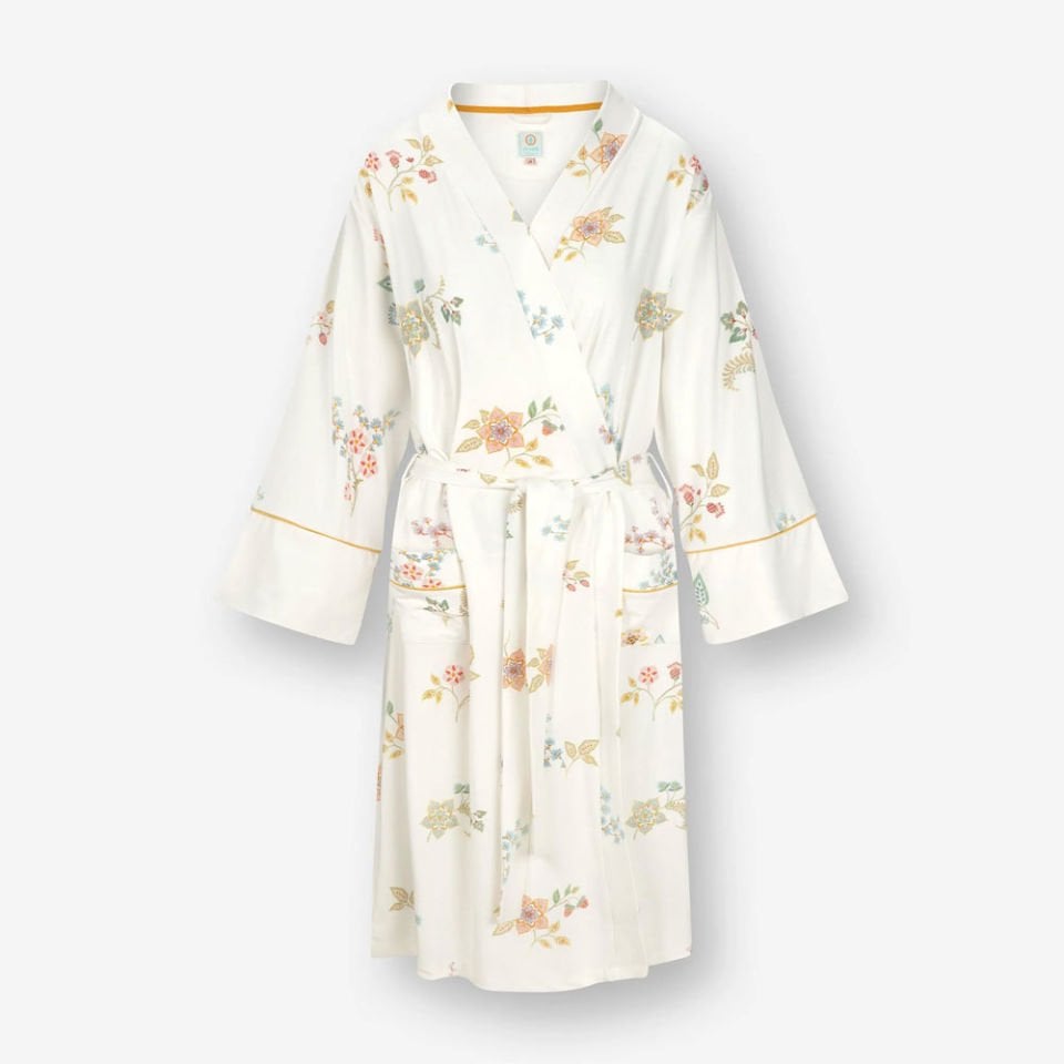 Beyaz Viscose Kimono Naomi Collection by Pip Studio Small