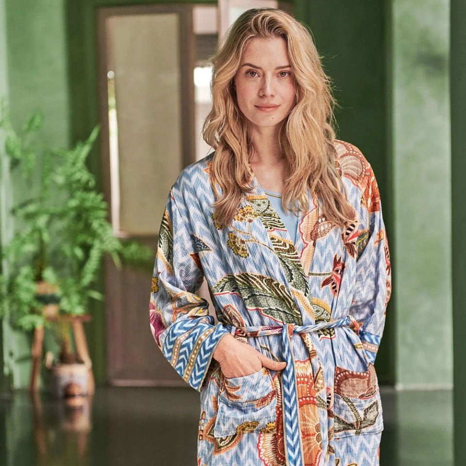 Mavi Cotton Kimono Noa Collection by Pip Studio Small