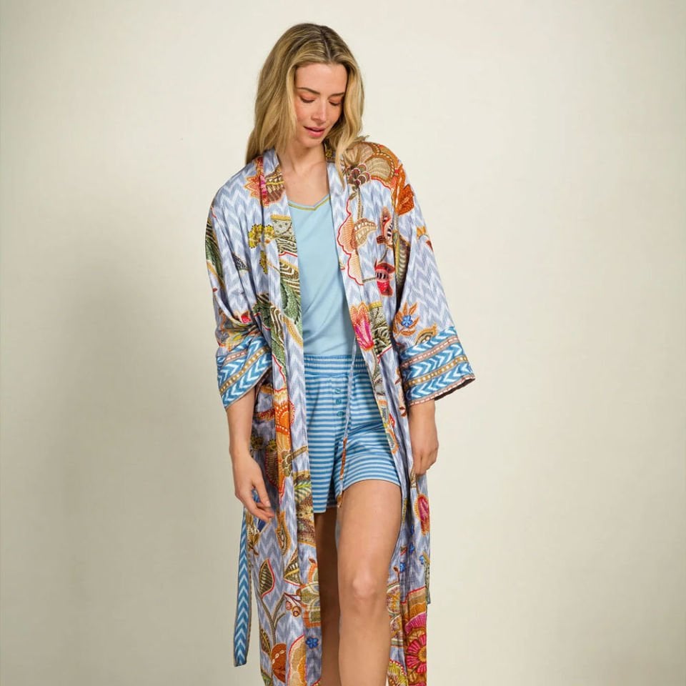 Mavi Cotton Kimono Noa Collection by Pip Studio Small