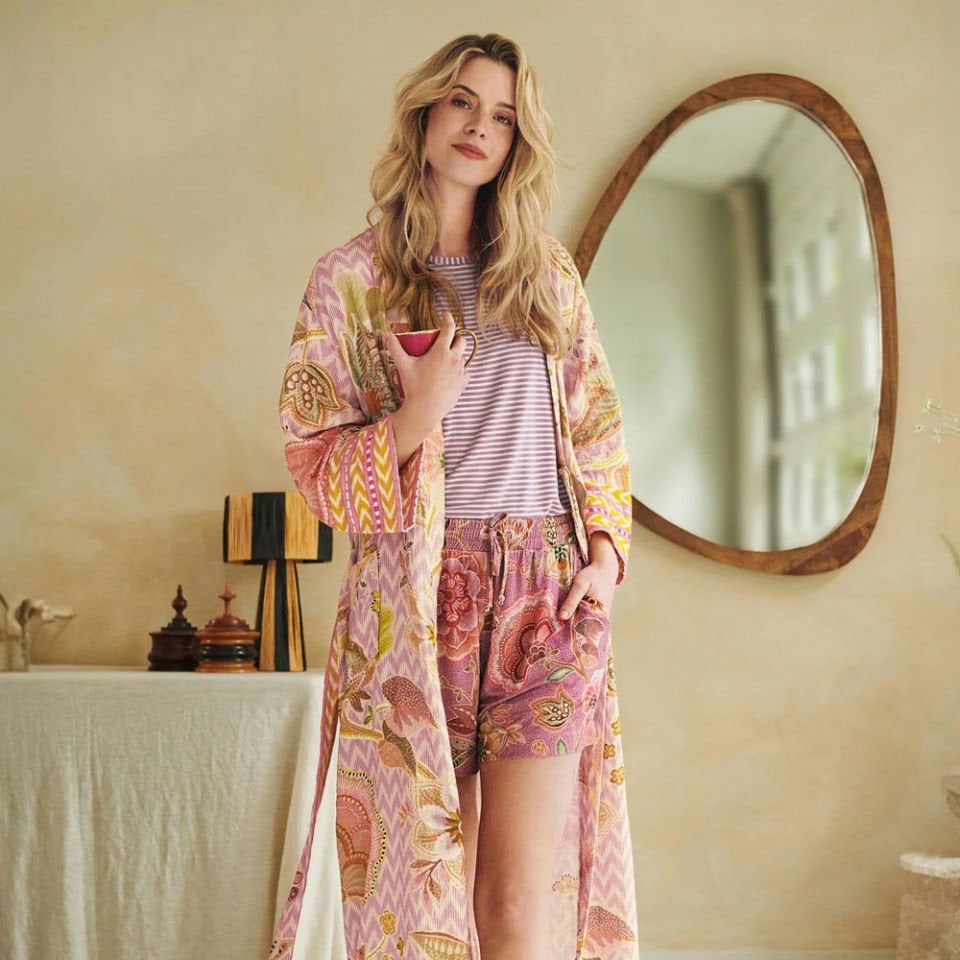 Lila Cotton Kimono Noa Collection by Pip Studio Small