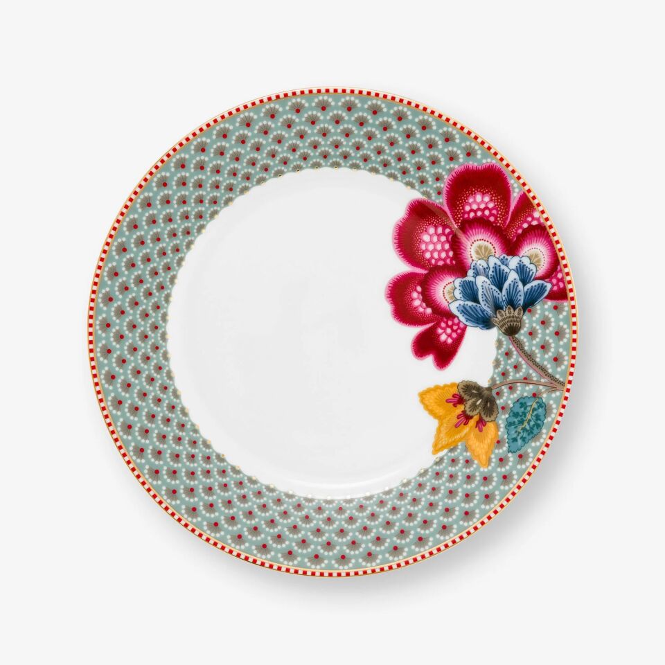 Mavi Porselen Kahvaltı Tabağı Fantasy Blooming Tales Collection | by Pip Studio