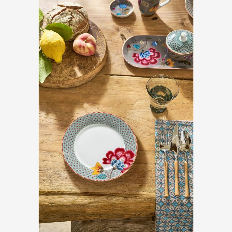 Mavi Porselen Kahvaltı Tabağı Fantasy Blooming Tales Collection | by Pip Studio