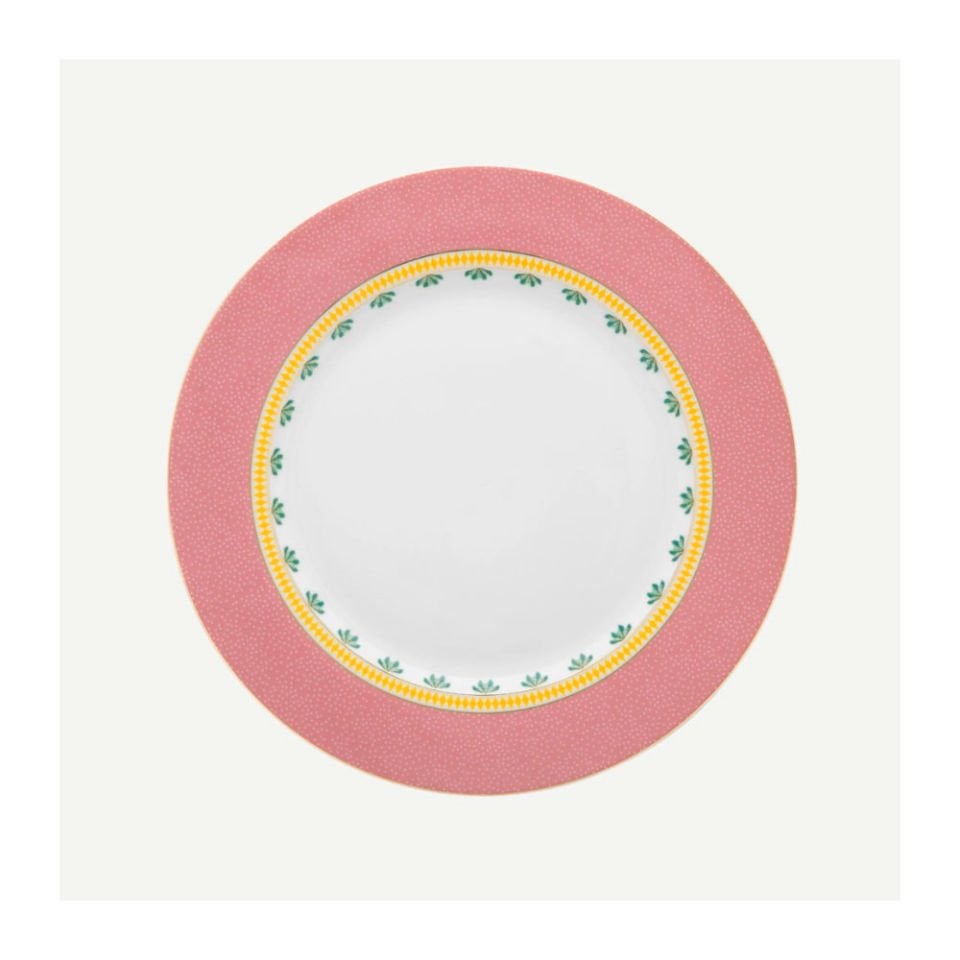Pembe Porselen Yemek Tabağı 26,5 Cm La Majorelle Collection by Pip Studio
