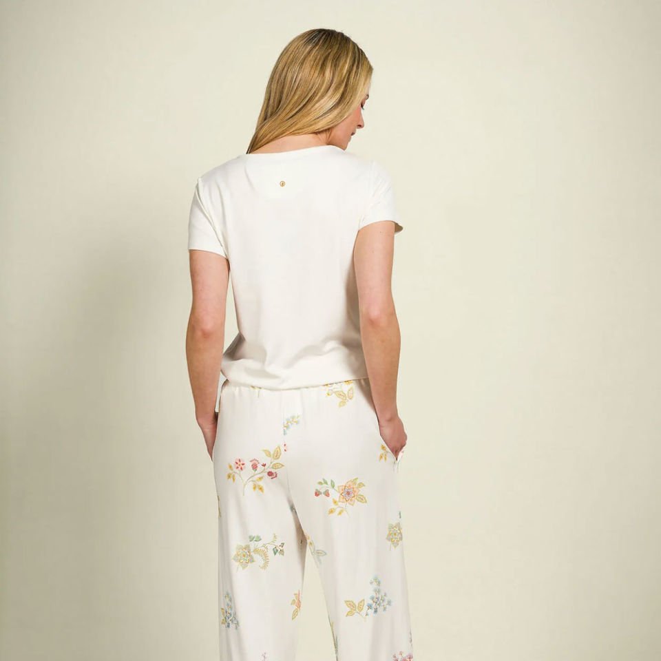 Beyaz Viscose Pantolon Belin Collection by Pip Studio Medium