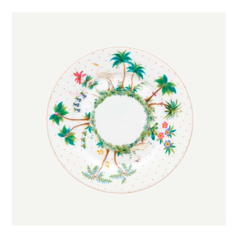 Beyaz Porselen Pasta Tabağı 17 Cm Jolie Collection by Pip Studio