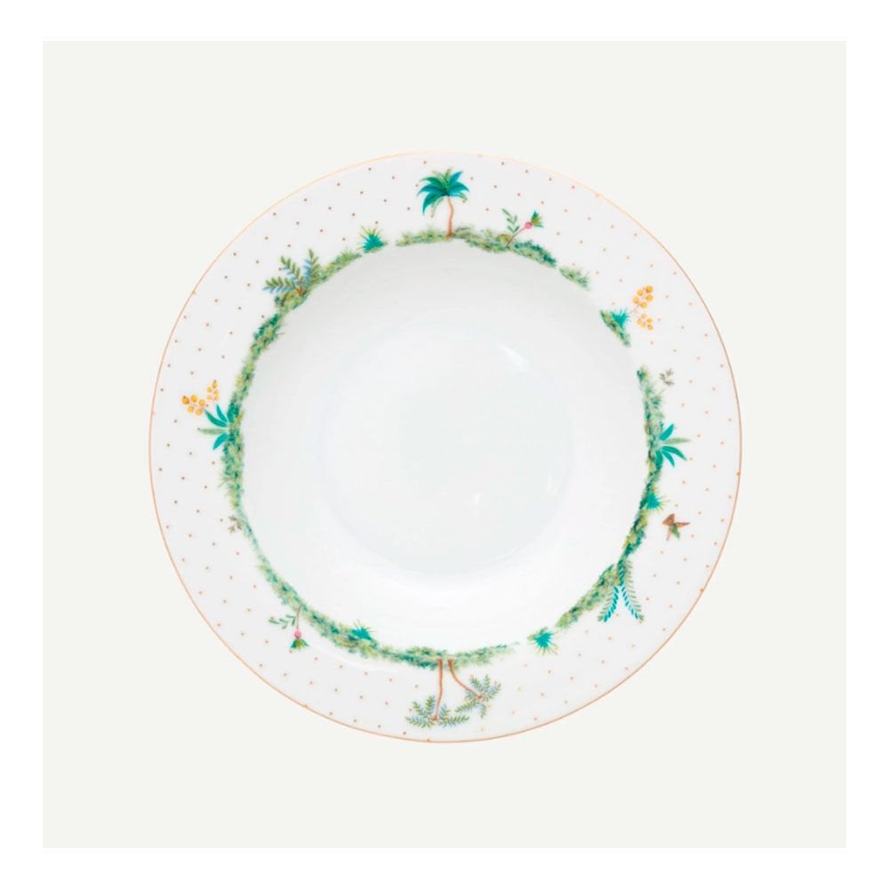 Beyaz Porselen Çukur Tabak 21,5 Cm Jolie Collection by Pip Studio