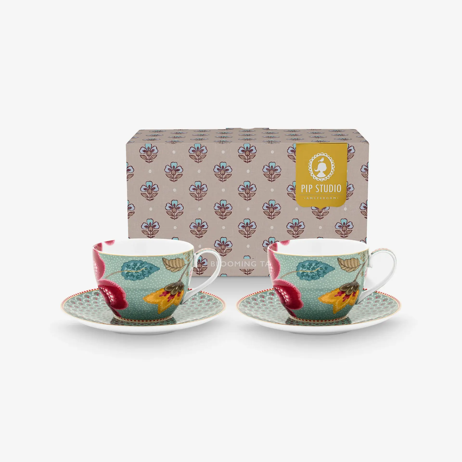 Pip Studio Mavi Porselen Çay Fincan Seti 280 Ml