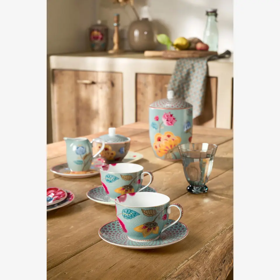 Pip Studio Mavi Porselen Çay Fincan Seti 280 Ml