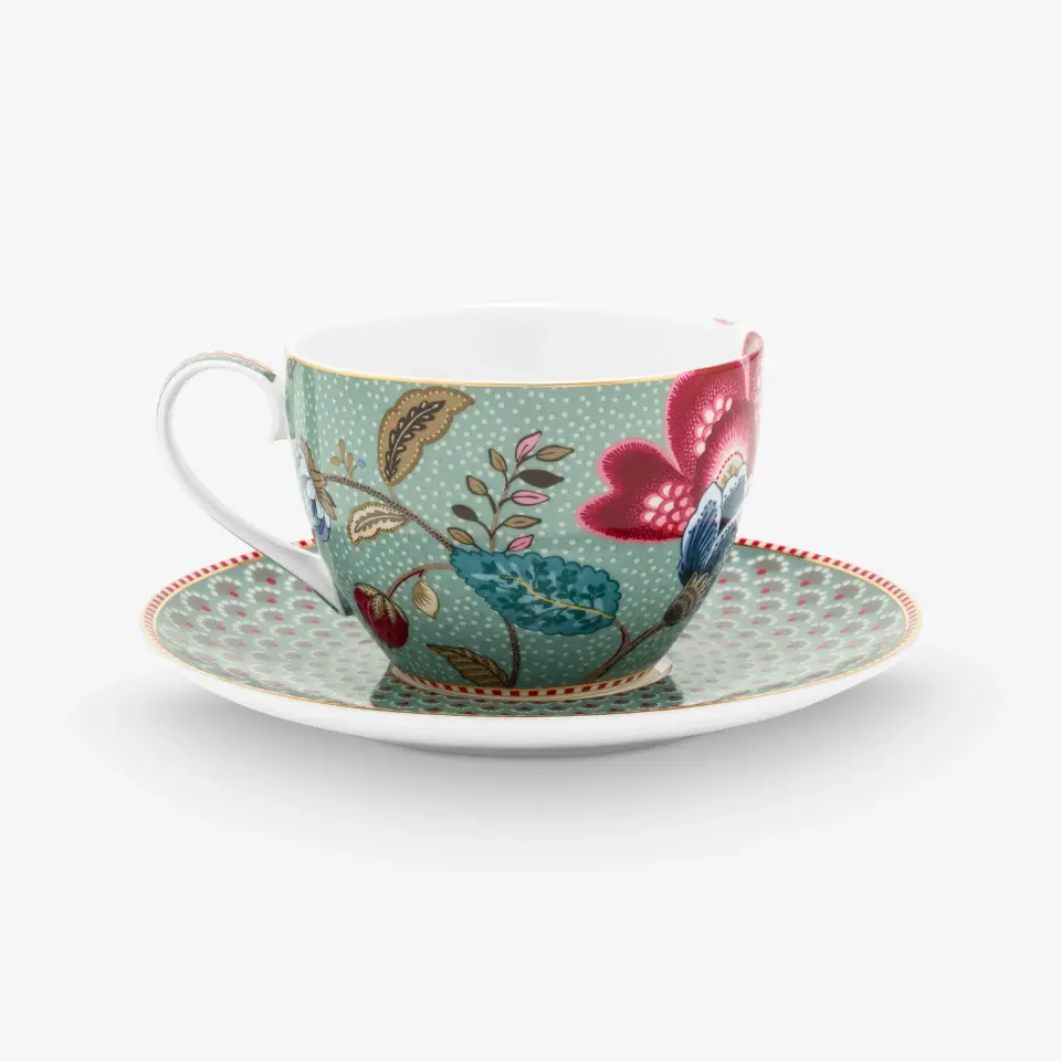 Pip Studio Mavi Porselen Çay Fincan Seti 280 Ml