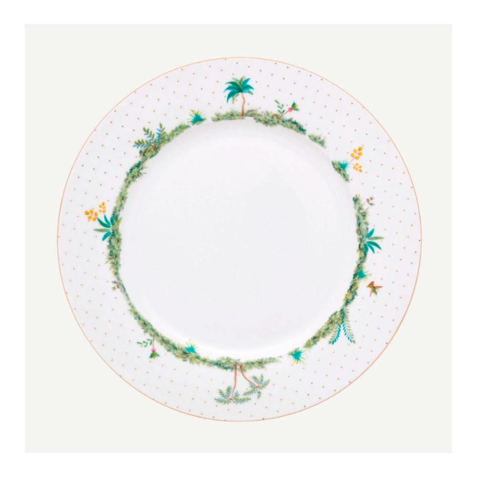 Beyaz Porselen Yemek Tabağı 26,5 Cm Jolie Collection by Pip Studio