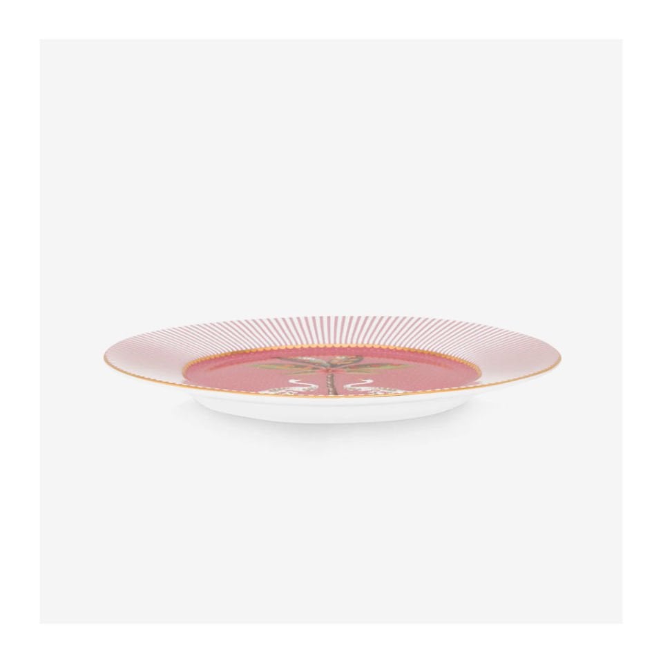 Pembe Porselen Pasta Tabağı 17 cm La Majorelle Collection by Pip Studio