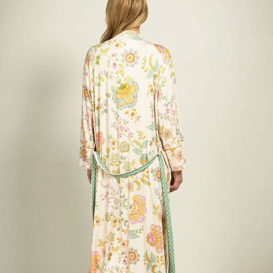 Beyaz Viscose Kimono Noa Collection by Pip Studio Small