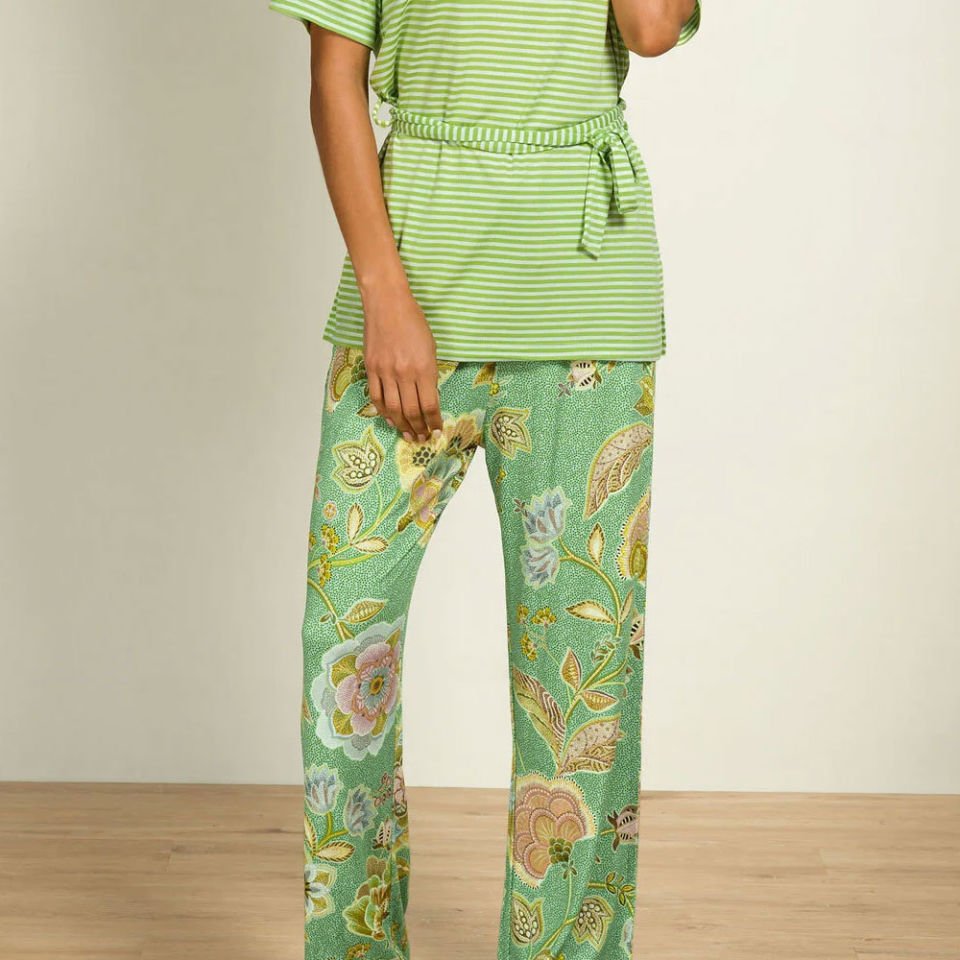 Yeşil Viscose Pantolon Belin Collection by Pip Studio Small