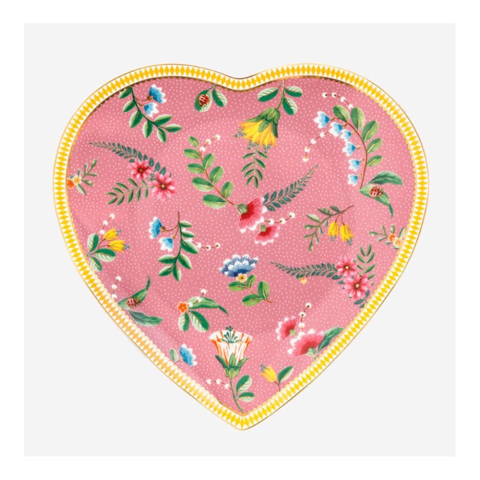 2'Li Pembe Porselen Kalpli Tabak 21,5 Cm La Majorelle Collection by Pip Studio