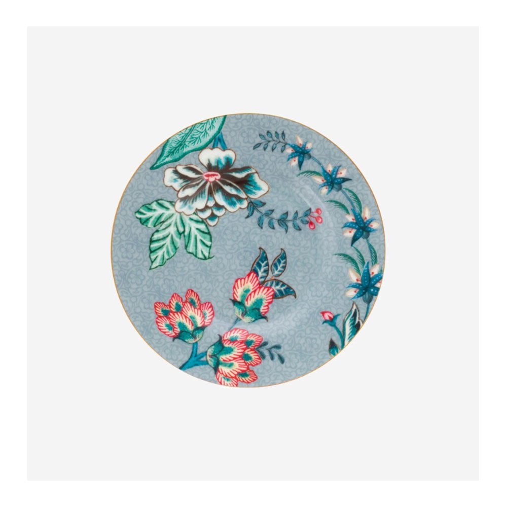 Mavi Porselen Petit Four Tabağı 12 Cm Flower Festival Collection by Pip Studio