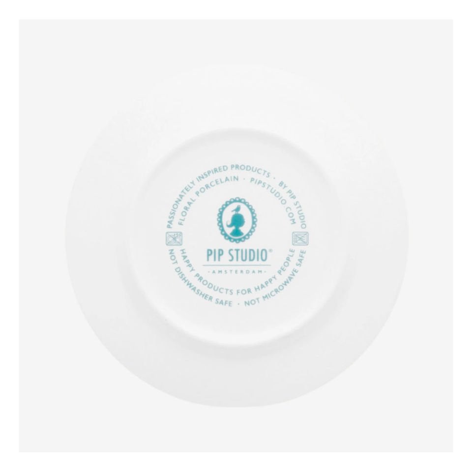 Mavi Porselen Petit Four Tabağı 12 Cm Flower Festival Collection by Pip Studio