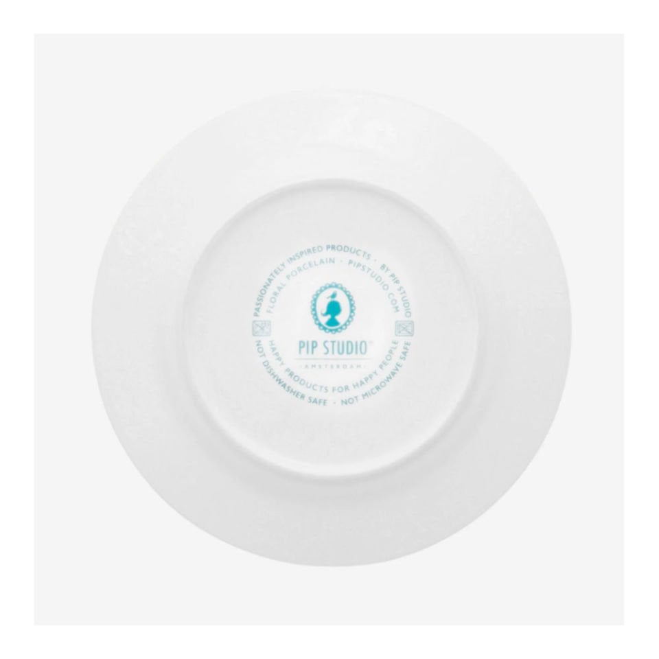 Mavi Porselen Pasta Tabağı 17 Cm Flower Festival Collection by Pip Studio