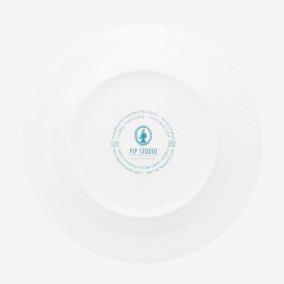 Mavi Porselen Kahvaltı Tabağı 21 Cm Flower Festival Collection by Pip Studio