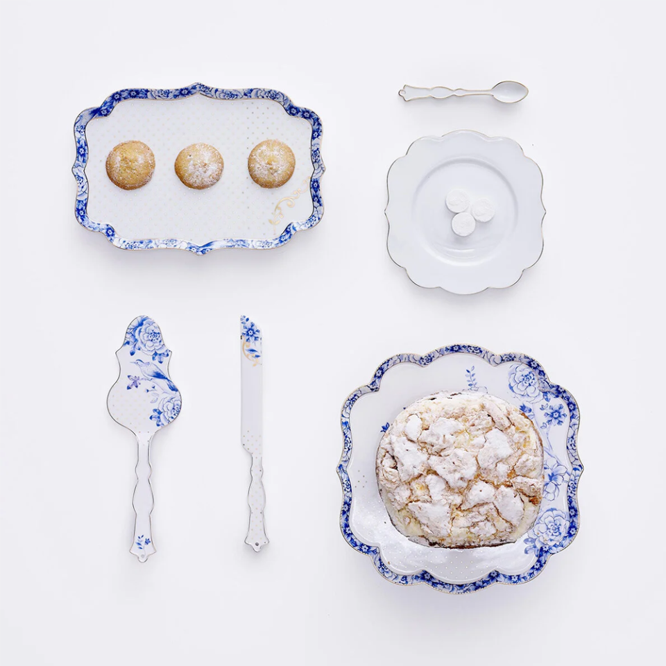 Mavi Beyaz Porselen Servis Seti 2 Parça Royal White Collection by Pip Studio