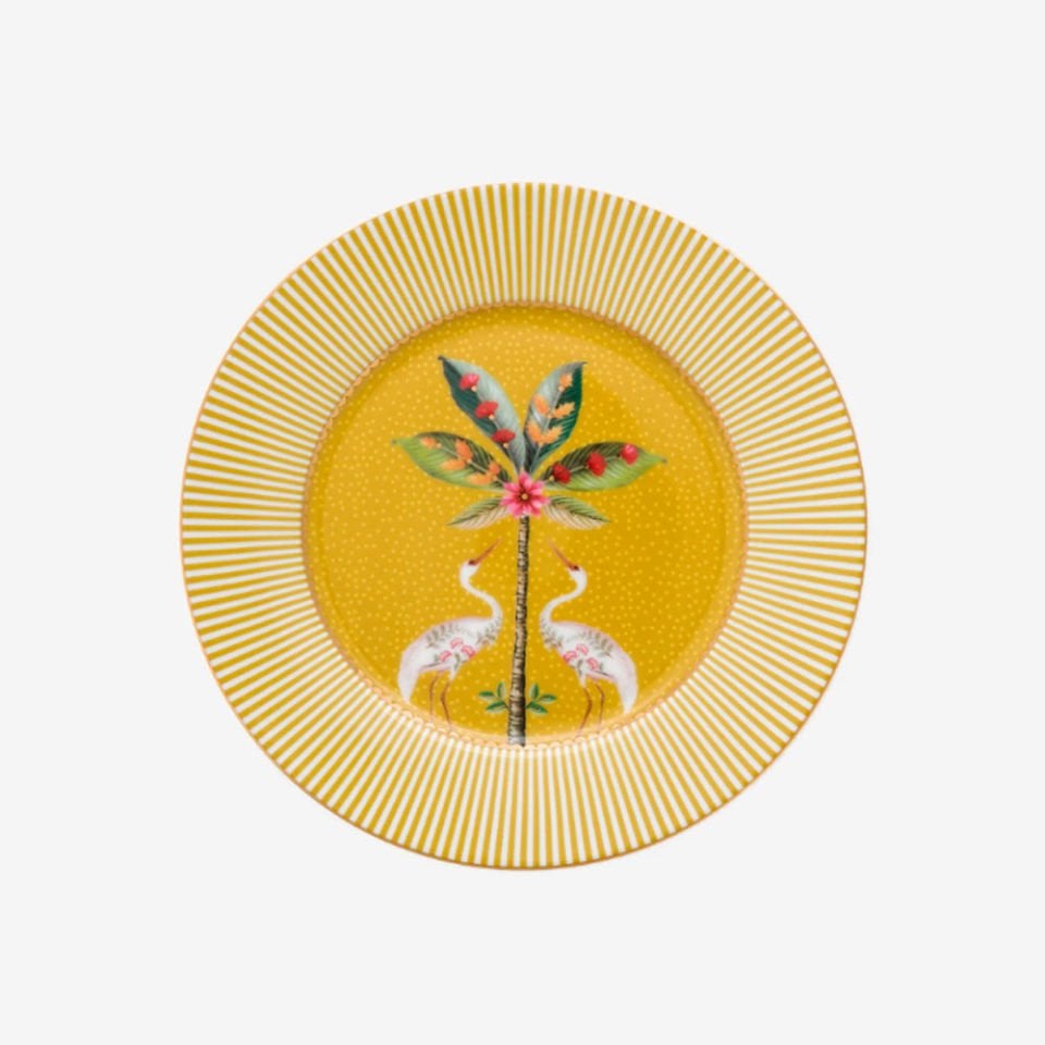 Sarı Porselen Pasta Tabağı 17 Cm La Majorelle Collection by Pip Studio