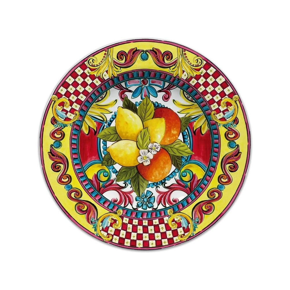 Baci Milano Sicily Yemek Tabağı Turuncu 28 cm