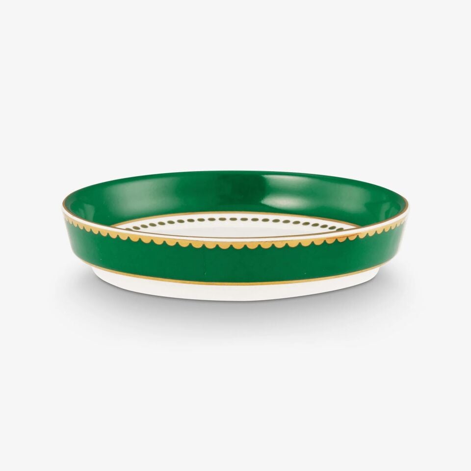 Pip Studio Yeşil Porselen Çay Tabağı 9 Cm