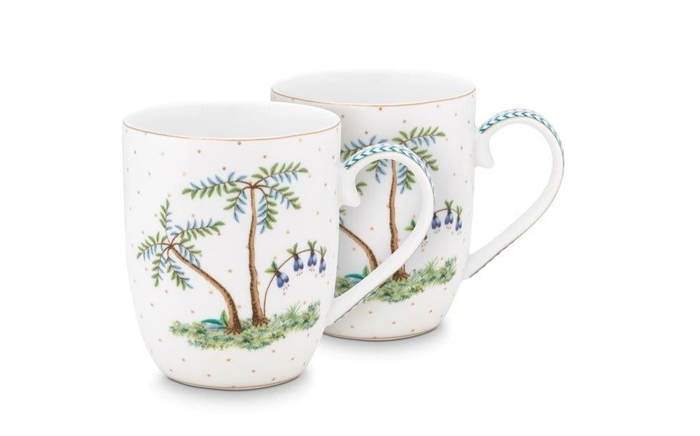 Beyaz Porselen Kupa Seti 145 Ml Jolie Collection by Pip Studio