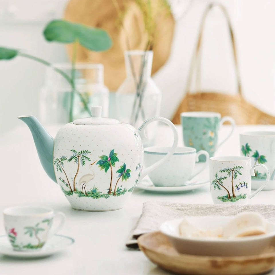 Mavi Porselen Kupa Seti 350 Ml Jolie Collection by Pip Studio