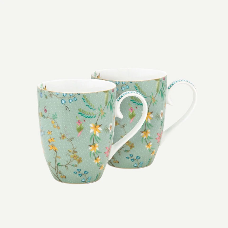 Mavi Porselen Kupa Seti 350 Ml Jolie Collection by Pip Studio