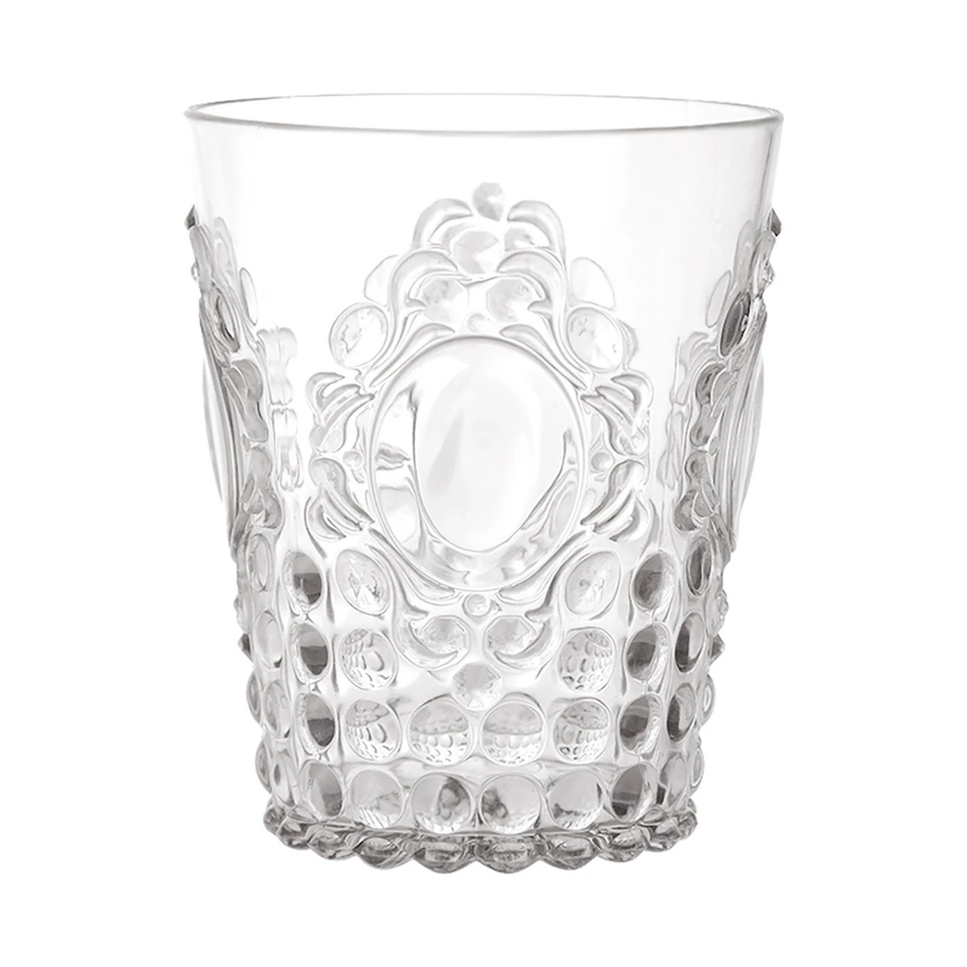 Baroque Rock Su Bardağı Şeffaf