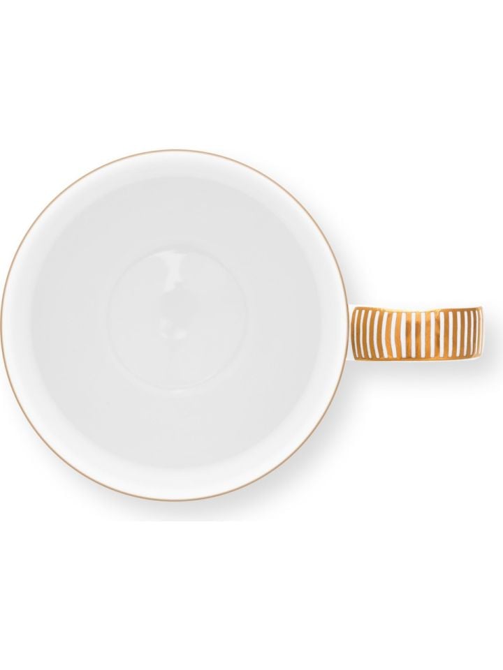 Beyaz Porselen Kupa 325 Ml Royal Gold White Collection by Pip Studio