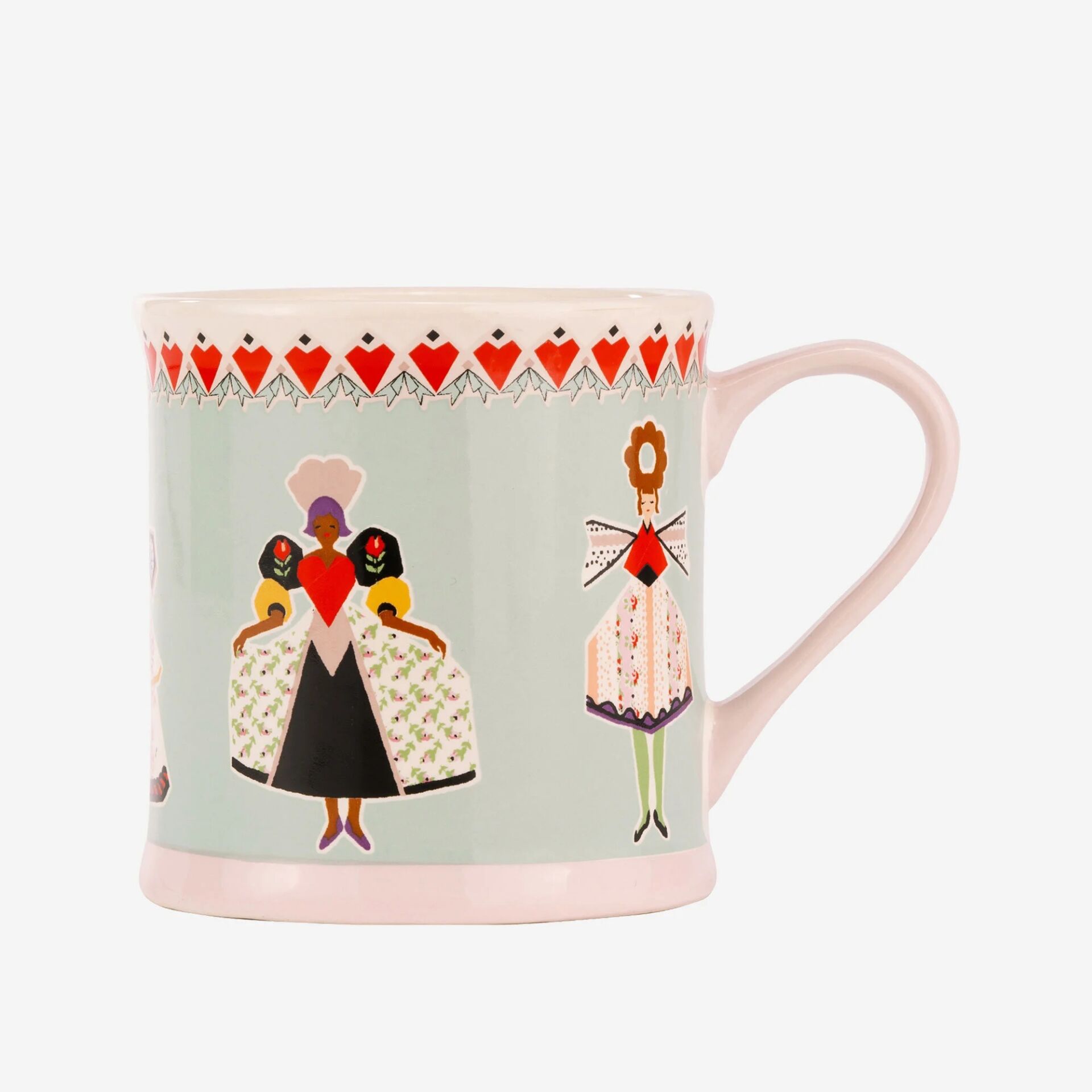 Cath Kidston Mavi Porselen Kupa 275 Ml